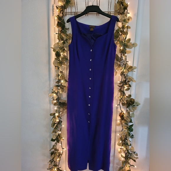 Liz Claiborne Purple Dress Size 12 - Picture 1 of 2